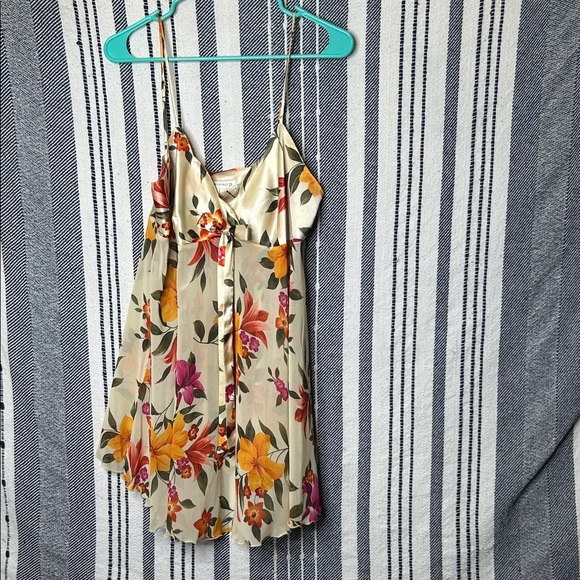Victoria's Secret Other - Vintage Y2K Victoria Secret Babydoll Floral Satin Slip Dress
